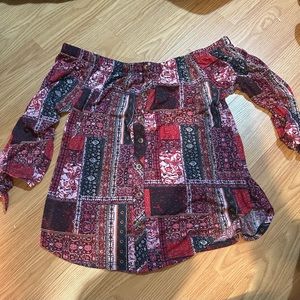Cute off the shoulder shirt